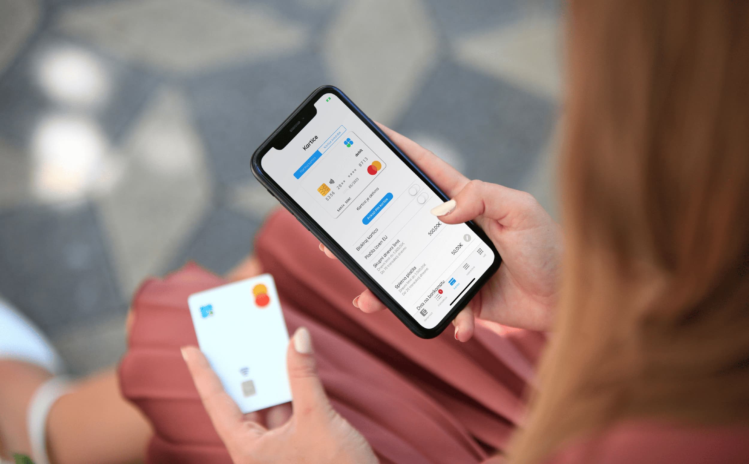 mBills wallet — in hand